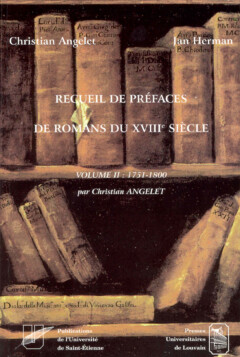 Book cover for the book Recueil de préfaces de romans du XVIIIe siècle. Tome II : 1750-1800