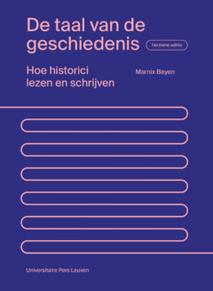 Book cover for the book De taal van de geschiedenis – herziene editie