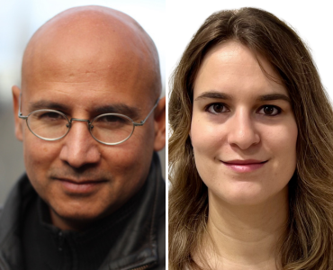 portrait of Nidesh Lawtoo and Marina Garcia-Granero
