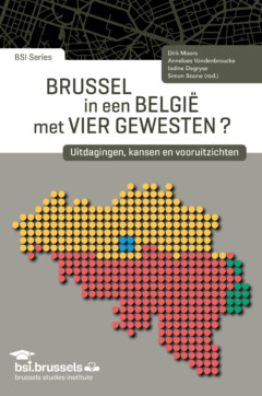 Book cover for the book Brussel in een België met vier gewesten?