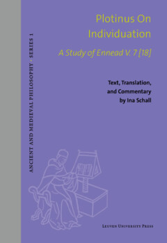 Book cover for the book Plotinus on Individuation