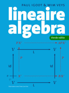 Book cover for the book Lineaire algebra – vierde editie
