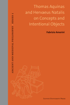 Book cover for the book Thomas Aquinas and Hervaeus Natalis on Concepts and Intentional Objects