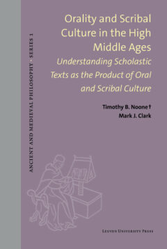 Book cover for the book Orality and Scribal Culture in the High Middle Ages