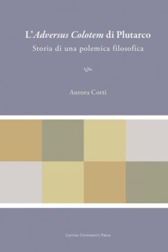 Book cover for the book L’Adversus Colotem di Plutarco