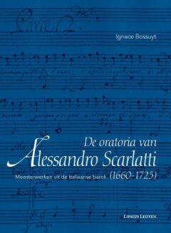 Book cover for the book De oratoria van Alessandro Scarlatti (1660–1725)