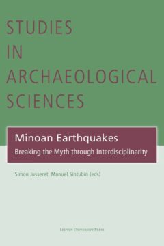 Book cover for the book Minoan Earthquakes