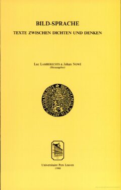 Book cover for the book Bildsprache. Texte zwischen Dichten und Denken