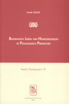Book cover for the book Biografisch leren van homoseksuelen in pedagogisch perspectief