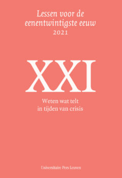 Book cover for the book Weten wat telt in tijden van crisis