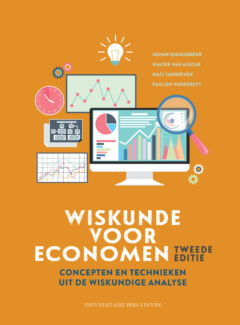 Book cover for the book Wiskunde voor economen: concepten en technieken uit de wiskundige analyse – tweede editie