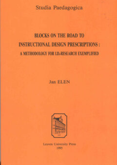 Book cover for the book Blocks on the Road to Instructional Design Prescriptions