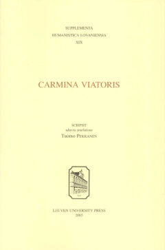 Book cover for the book Carmina viatoris
