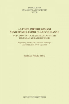 Book cover for the book Ad fines imperii Romani anno bismillesimo cladi Varianae
