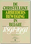 Book cover for the book De christelijke arbeidersbeweging in België