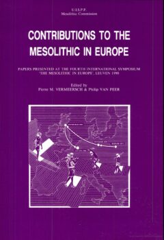 Book cover for the book Contributions to the Mesolithic in Europe