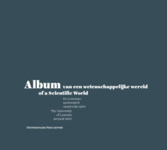 Book cover for the book Album van een wetenschappelijke wereld / Album of a Scientific World