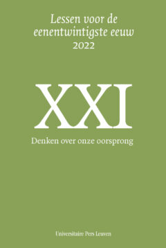Book cover for the book Denken over onze oorsprong