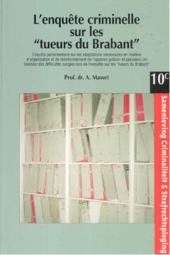 Book cover for the book L’ enquête criminelle sur les “tueurs du Brabant”