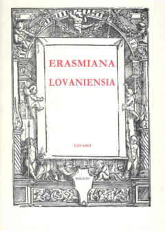 Book cover for the book Erasmiana Lovaniensia