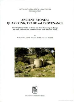 Book cover for the book Ancient Stones: Quarrying Trade and Provenance