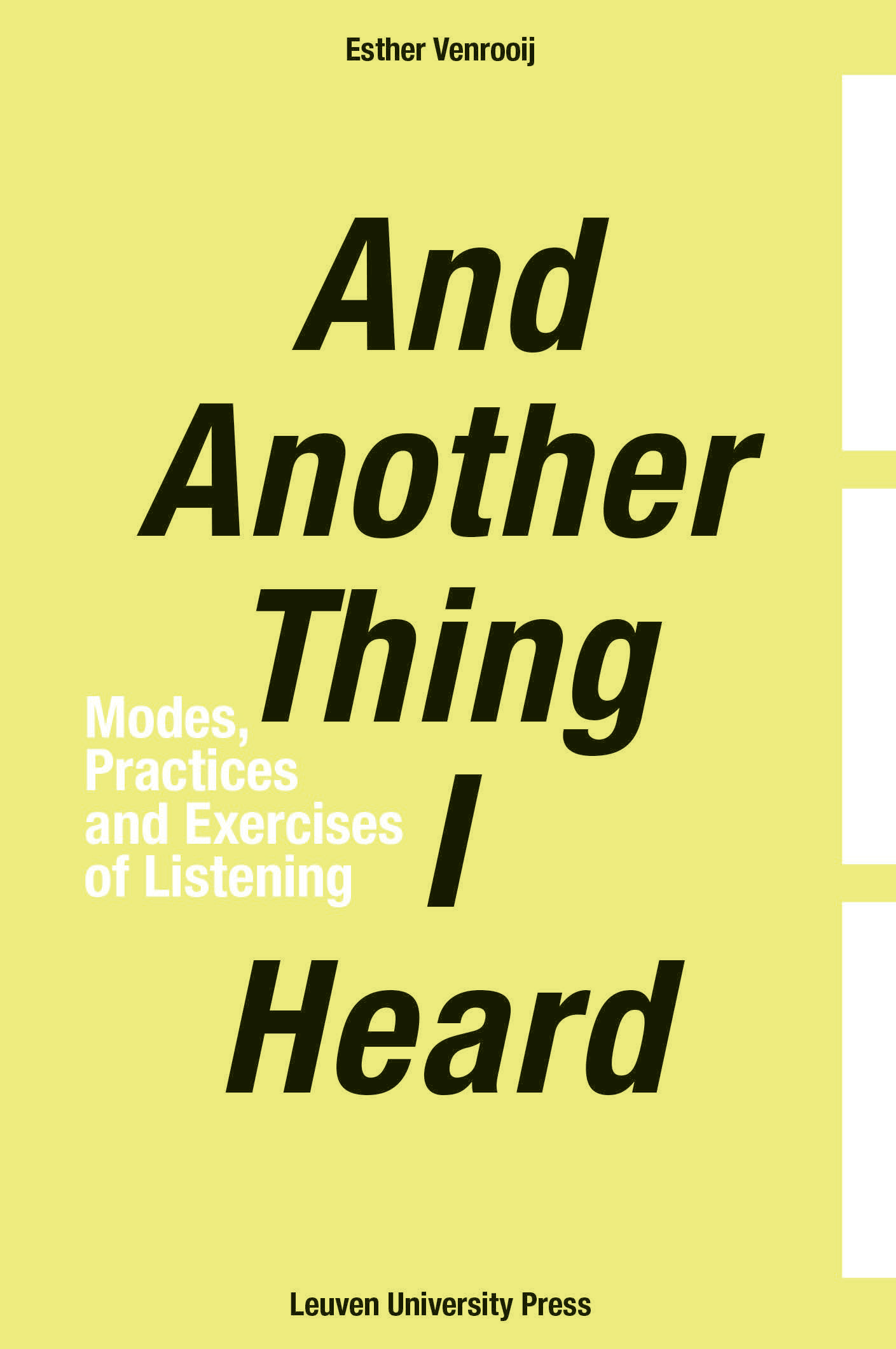 And Another Thing I Heard (Ebook)