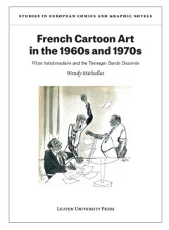 Book cover for the book French Cartoon Art in the 1960s and 1970s