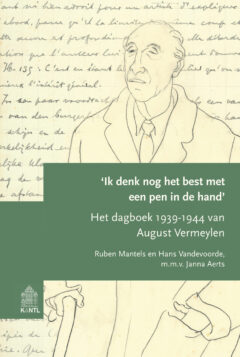Book cover for the book ‘Ik denk nog het best met een pen in de hand’