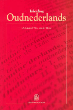 Book cover for the book Inleiding Oudnederlands