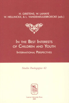 Book cover for the book In the best interests of children and youth