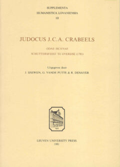 Book cover for the book Judocus J.C.A. Crabeels