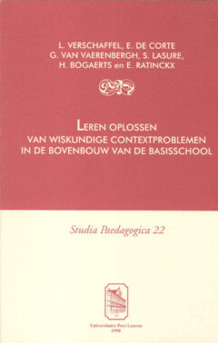 Book cover for the book Leren oplossen van wiskundige context-problemen in de bovenbouw van de basisschool