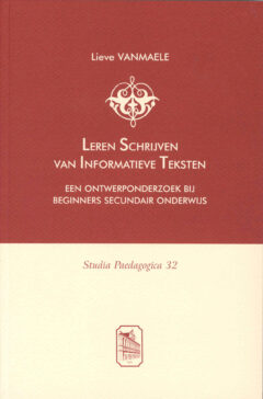 Book cover for the book Leren schrijven van informatieve teksten