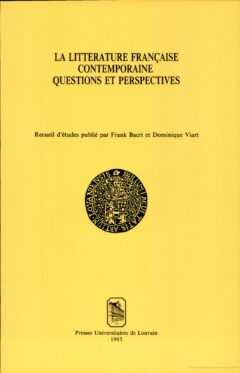 Book cover for the book La littérature française contemporaine