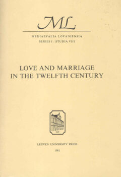 Book cover for the book Love and Marriage in the Twelfth Century