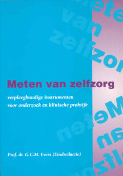 Book cover for the book Meten van zelfzorg