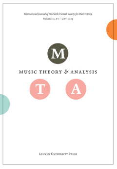 Book cover for the book Music Theory and Analysis Volume 12 Issue 1, 2025 (Journal Subscription)