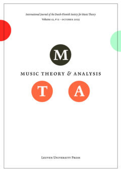 Book cover for the book Music Theory and Analysis Volume 12 Issue 2, 2025 (Journal Subscription)