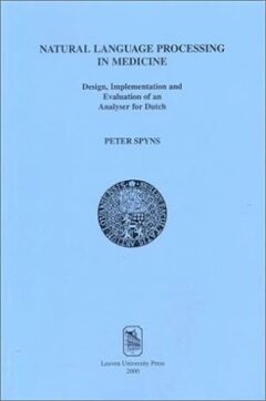 Book cover for the book Natural Language Processing in Medicine