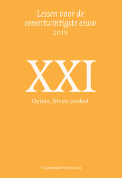 Book cover for the book Opinie, feit en oordeel