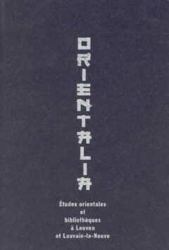 Book cover for the book Orientalia