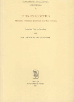 Book cover for the book Petrus Bloccius