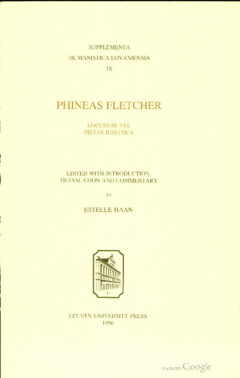 Book cover for the book Phineas Fletcher. Locustae vel Pietas Iesuitica