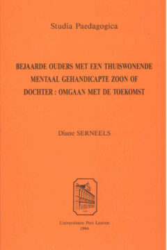 Book cover for the book Bejaarde ouders met een thuiswonende mentaal gehandicapte zoon of dochter: omgaan met de toekomst
