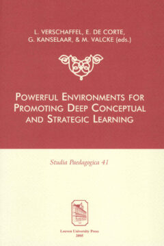 Book cover for the book Powerful environments for promoting deep conceptual and strategic learning