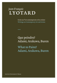 Book cover for the book Que peindre? / What to Paint?