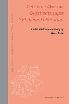 Book cover for the book Questiones super I-VII libros Politicorum