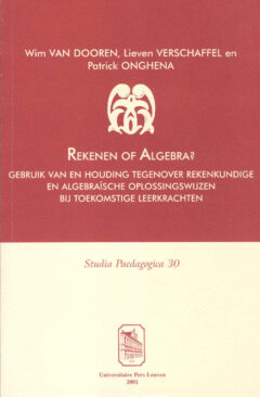 Book cover for the book Rekenen of algebra?