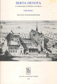 Book cover for the book Serta devota in memoriam Guillelmi Lourdaux