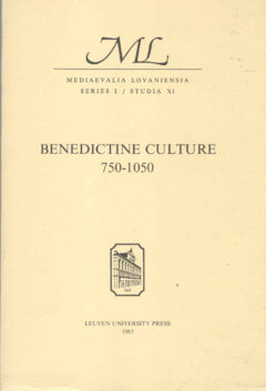 Book cover for the book Benedictine Culture 750-1050